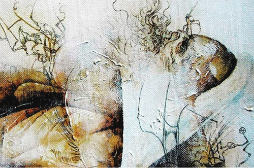 Agorafobia, de José Luis Fariñas, óleo sobre lienzo, 2005